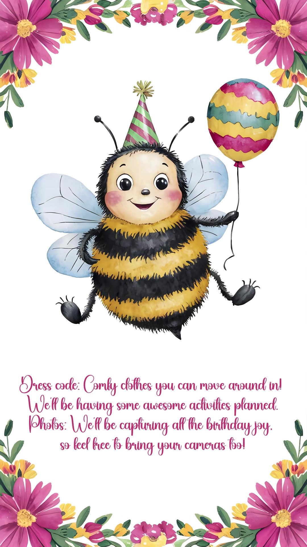 Buzz on Over for a Sweet Celebration! - Video invitasion