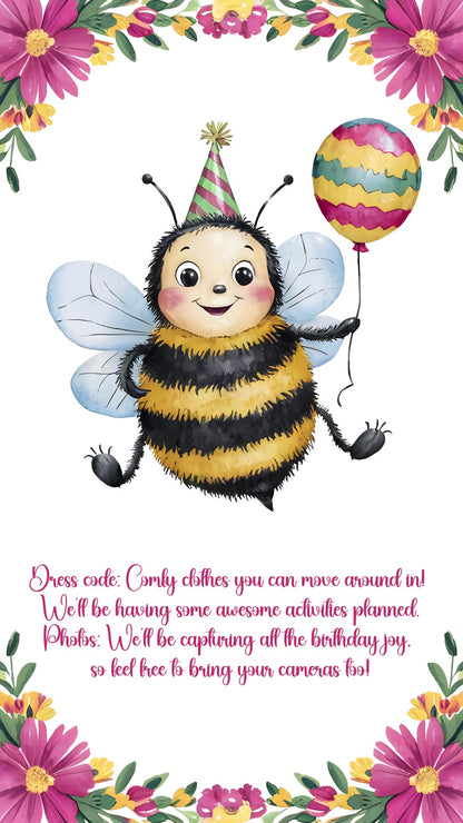 Buzz on Over for a Sweet Celebration! - Video invitasion