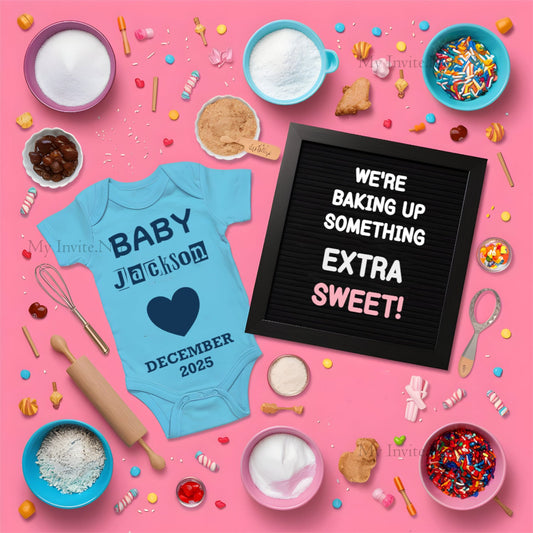 WE'RE BAKING UP SOMETHING EXTRA SWEET! Pregnancy Announcement