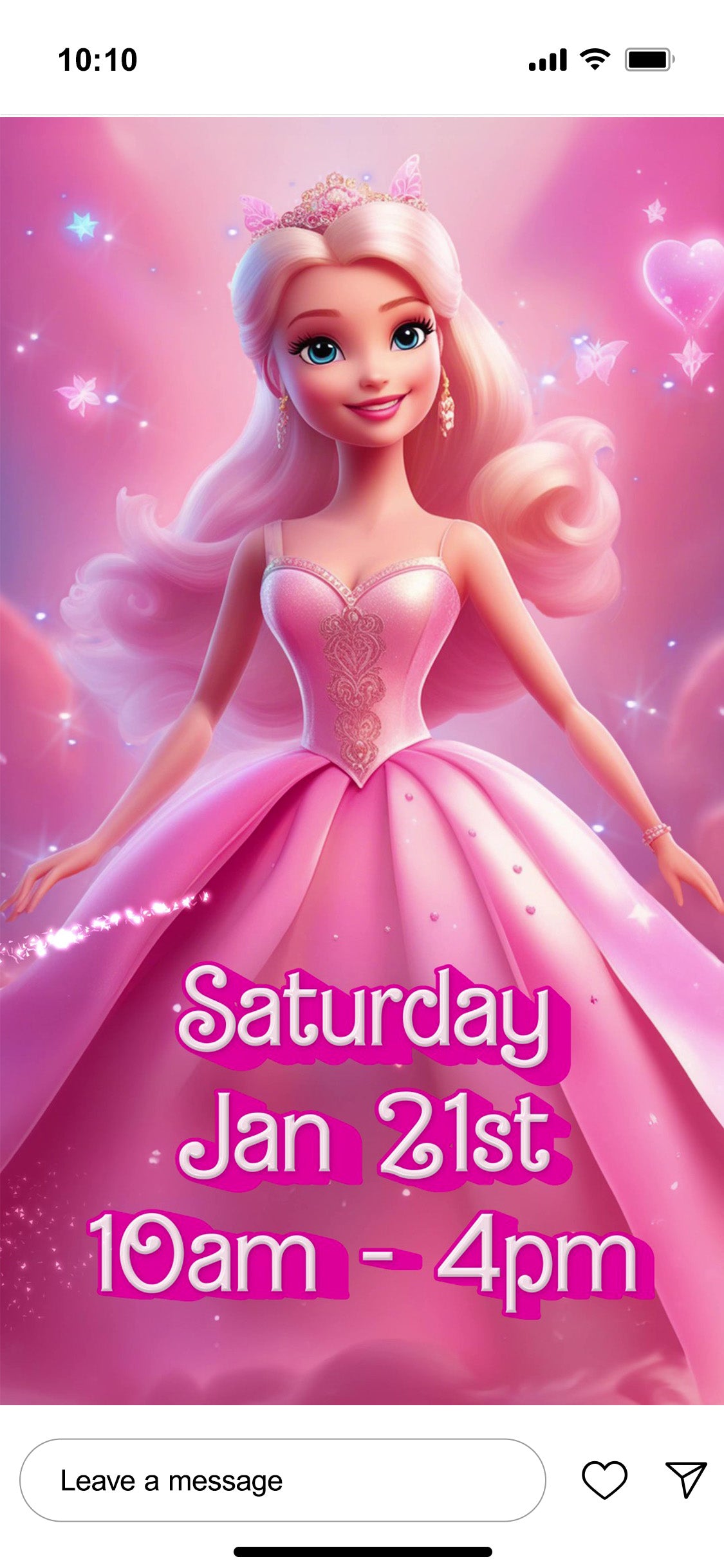 Princess Theme Birthday Invitation Video