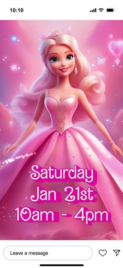 Princess Theme Birthday Invitation Video