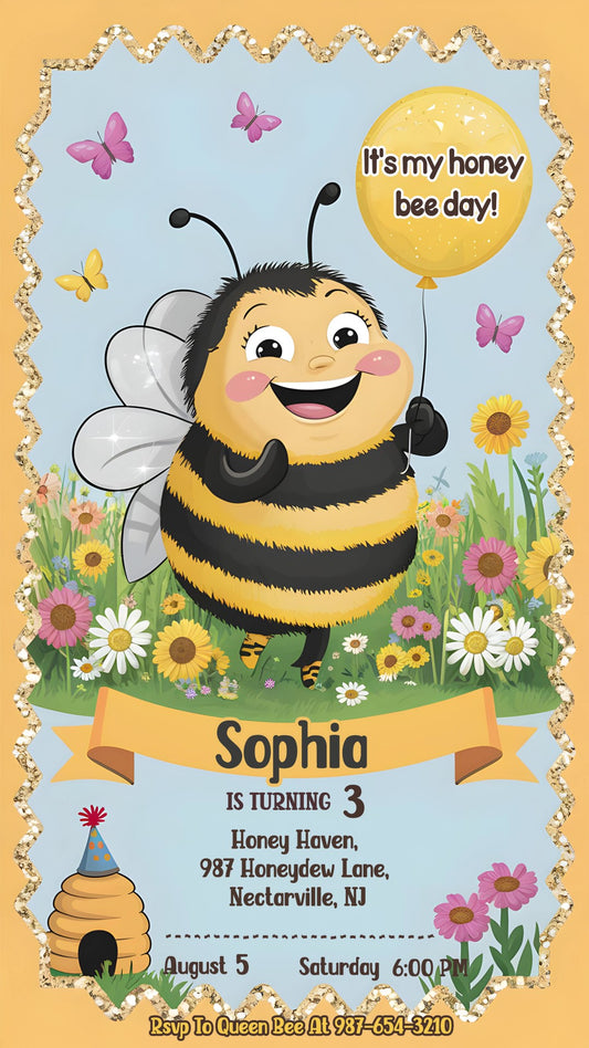 It's my honey bee day! - Video invitasion