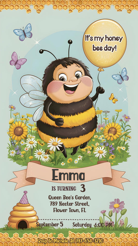 It's my honey bee day! - Video invitasion